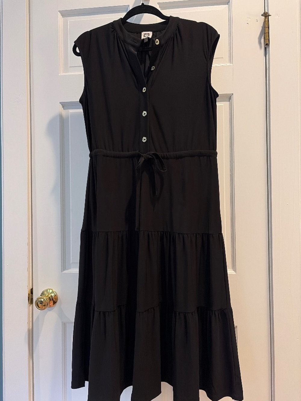 Anne Klein Black Midi Dress